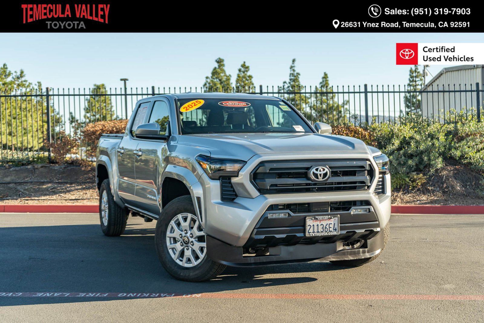 Certified 2025 Toyota Tacoma SR5 AWD/4WD image 1