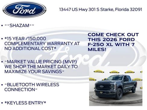 New 2026 Ford F250 XL w/ STX Appearance Package image 5