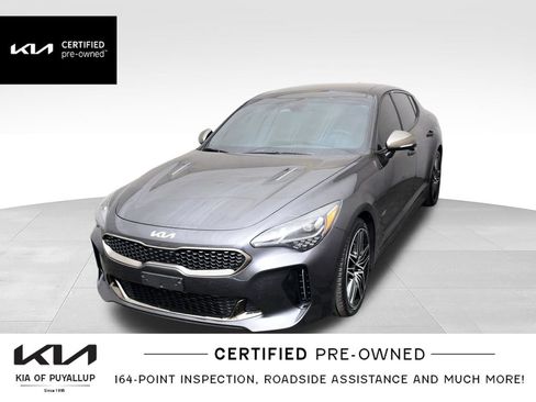 Certified 2022 Kia Stinger GT2 w/ Red Interior Color Package RWD image 1