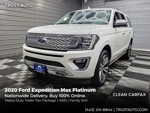Used 2020 Ford Expedition Max Platinum AWD/4WD image 1
