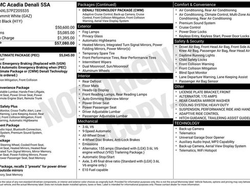 Used 2023 GMC Acadia Denali w/ Denali Ultimate Package image 45