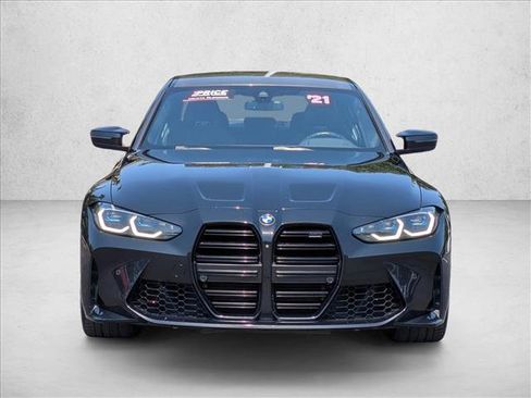 Used 2021 BMW M3 Competition w/ Executive Package RWD image 2