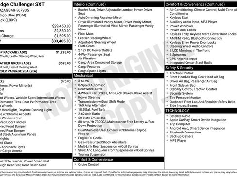 Used 2021 Dodge Challenger SXT w/ Blacktop Package image 34