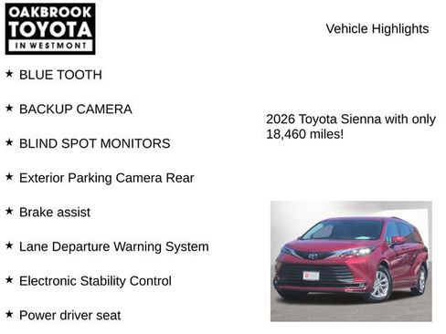 Certified 2026 Toyota Sienna XLE FWD image 6