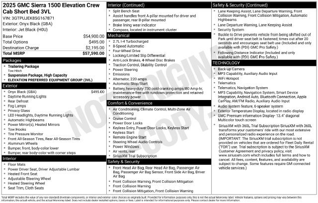 Certified 2025 GMC Sierra 1500 Elevation AWD/4WD image 6