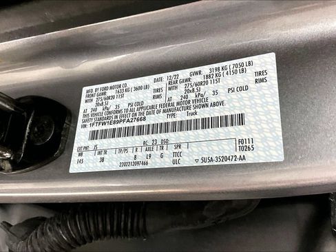 Used 2023 Ford F150 Platinum w/ Equipment Group 701A High AWD/4WD image 26