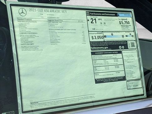 Certified 2025 Mercedes-Benz GLE 450 4MATIC image 19