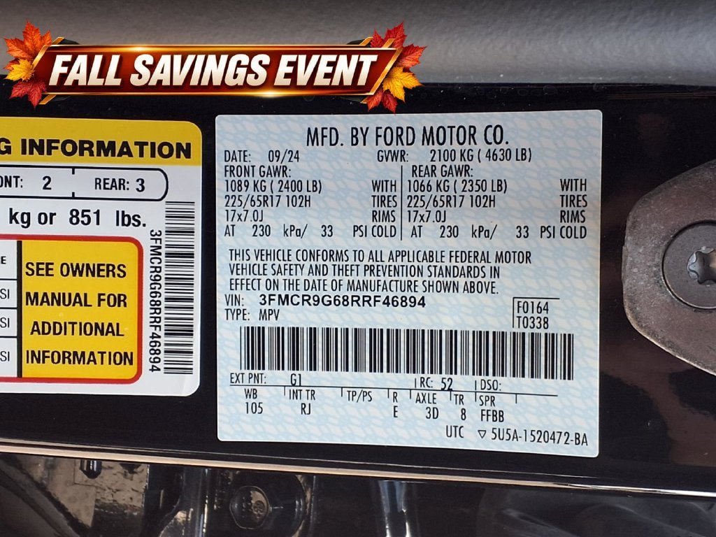 Used 2024 Ford Bronco Sport Heritage w/ Heritage Convenience Package AWD/4WD image 13