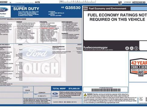 Certified 2019 Ford F350 Lariat w/ Chrome Package image 2