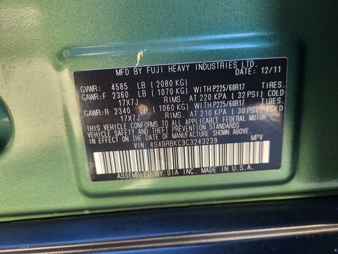 Used 2012 Subaru Outback 2.5i Limited w/ Moonroof Pkg image 25