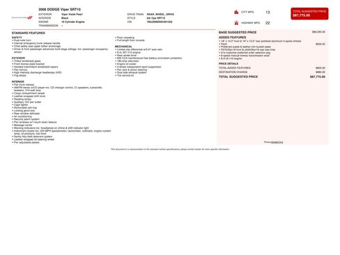 Used 2008 Dodge Viper SRT-10 image 4