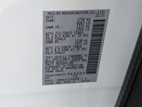 New 2026 INFINITI QX60 Autograph w/ Dark Cargo Package image 11