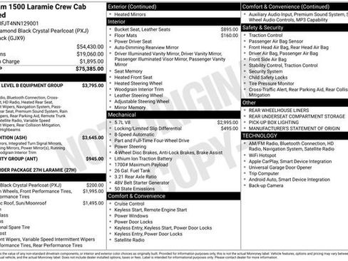Used 2022 RAM 1500 Laramie AWD/4WD image 13