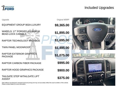 Used 2019 Ford F150 Raptor w/ Equipment Group 802A Luxury AWD/4WD image 3