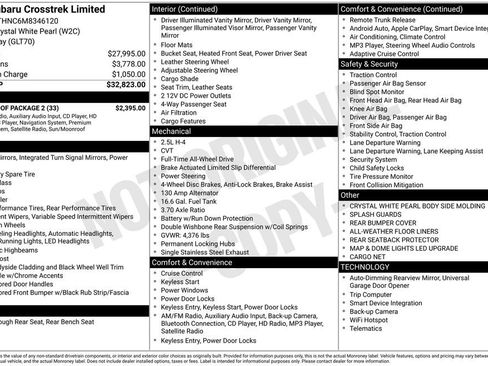 Used 2021 Subaru Crosstrek 2.5i Limited w/ Moonroof Package 2 image 9