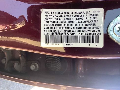 Used 2015 Honda Civic EX image 10