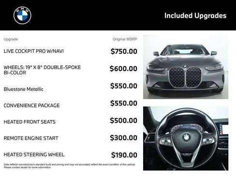 Certified 2022 BMW 430i xDrive 430i xDrive w/ Convenience Package image 4