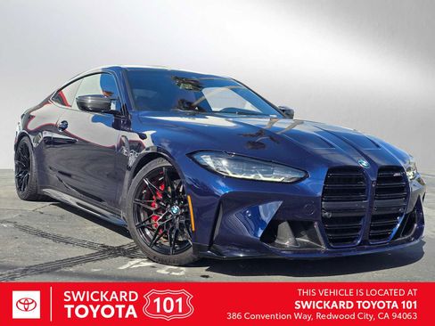Used 2022 BMW M4 Coupe w/ M Carbon Exterior Package image 1