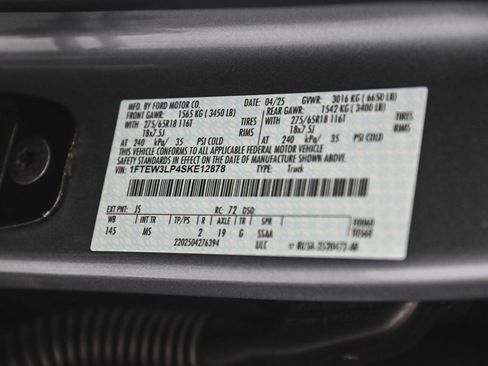 Used 2025 Ford F150 XLT w/ Equipment Group 301A Standard image 13