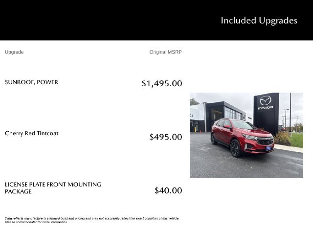 Used 2022 Chevrolet Equinox RS AWD/4WD image 5