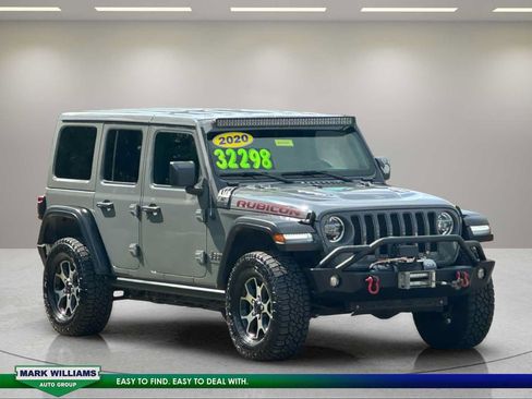 Used 2020 Jeep Wrangler Unlimited Rubicon w/ LED Lighting Group AWD/4WD image 2