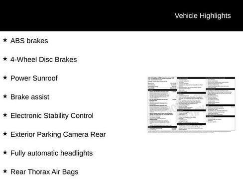 Used 2018 Cadillac ATS Luxury w/ Safety and Security Package image 7