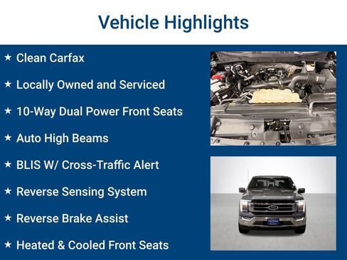 Used 2021 Ford F150 Lariat w/ Trailer Tow Package image 3