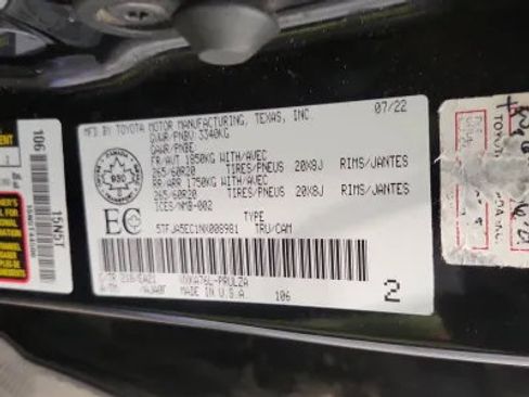 Used 2022 Toyota Tundra Limited AWD/4WD image 19
