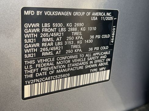 New 2026 Volkswagen Atlas SEL Premium R-Line AWD/4WD image 20