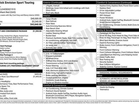 New 2025 Buick Envision Sport Touring image 43