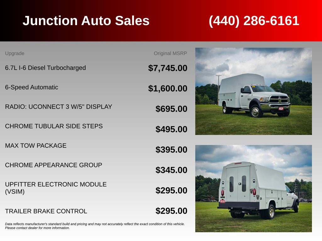 Used 2018 RAM 5500 Tradesman w/ Max Tow Package AWD/4WD image 5