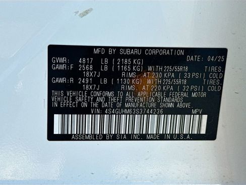 Certified 2025 Subaru Crosstrek 2.5i Limited w/ Crosstrek Mirror Package image 44