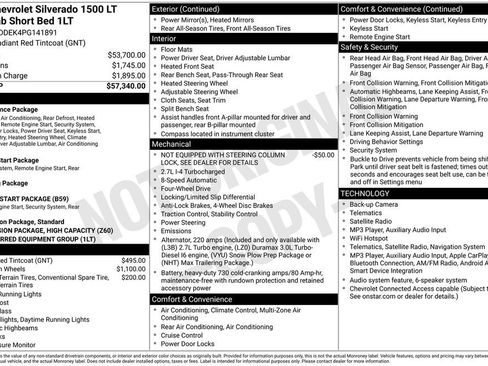 Used 2023 Chevrolet Silverado 1500 LT AWD/4WD image 34