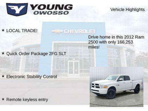 Used 2012 RAM 2500 SLT image 7