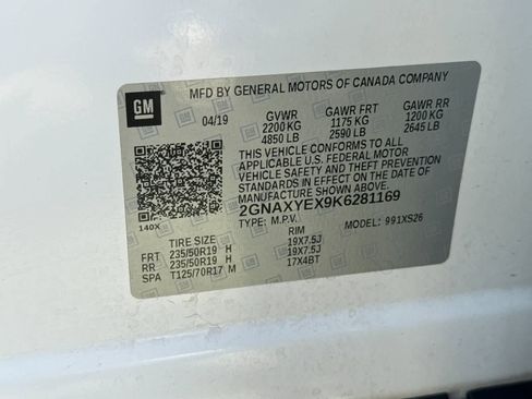 Used 2019 Chevrolet Equinox Premier AWD/4WD image 29