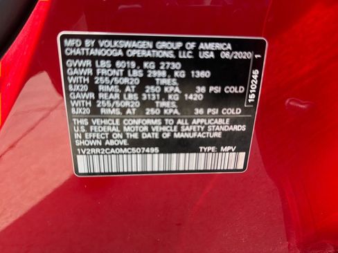 Used 2021 Volkswagen Atlas SE AWD/4WD image 38