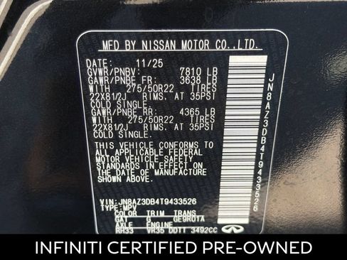 Certified 2026 INFINITI QX80 4WD image 29