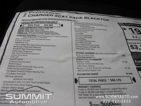 New 2026 Dodge Charger Scat Pack w/ Blacktop Package AWD/4WD image 57