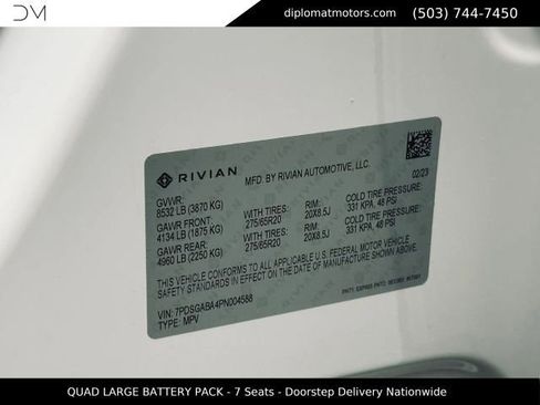 Used 2023 Rivian R1S Adventure AWD/4WD image 46