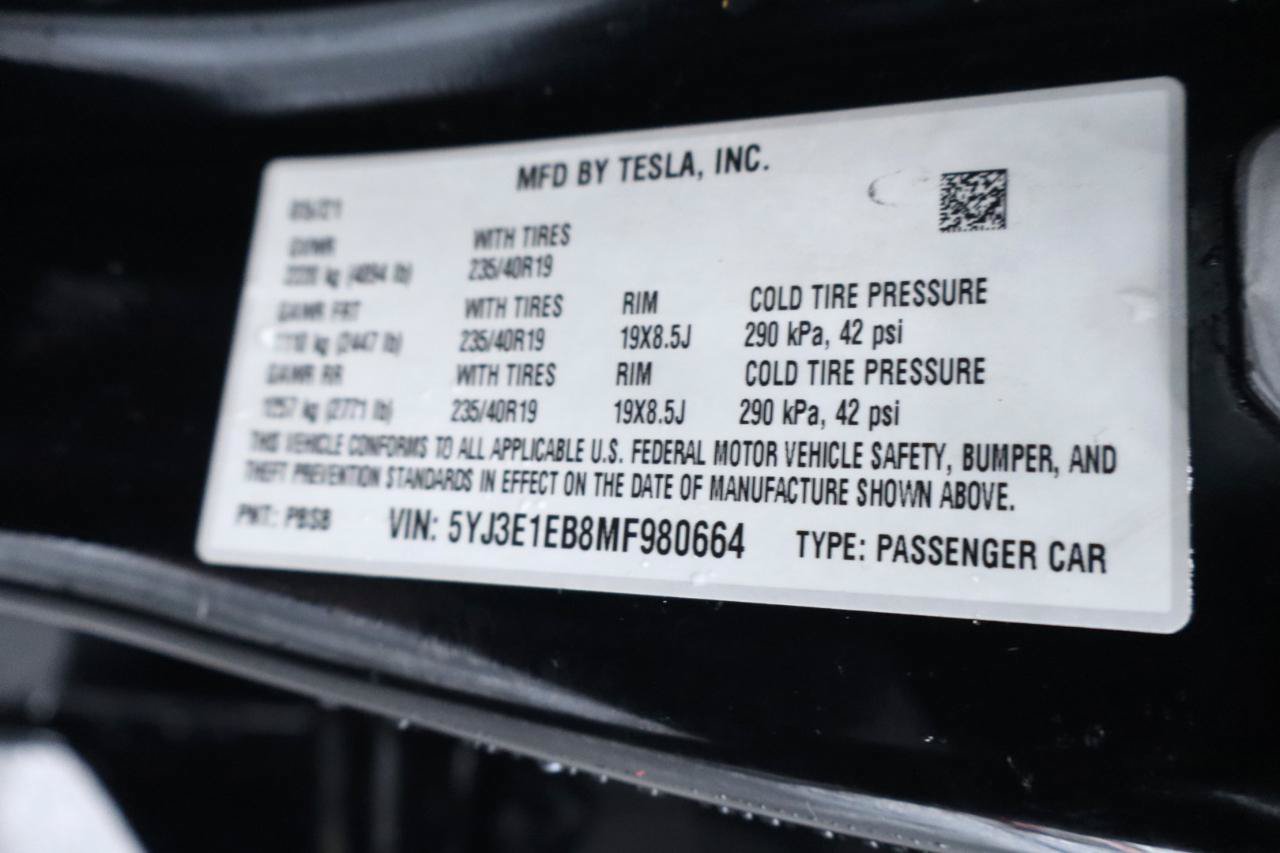 Used 2021 Tesla Model 3 Long Range AWD/4WD image 38