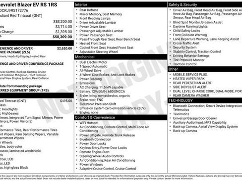 Used 2024 Chevrolet Blazer EV RS AWD/4WD image 2