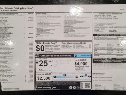 New 2026 BMW X5 xDrive40i w/ M Sport Package AWD/4WD image 31