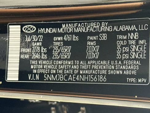 Used 2022 Hyundai Tucson SEL AWD/4WD image 15