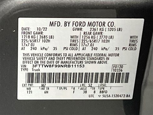 Used 2022 Ford Maverick Lariat w/ Lariat Luxury Package image 31