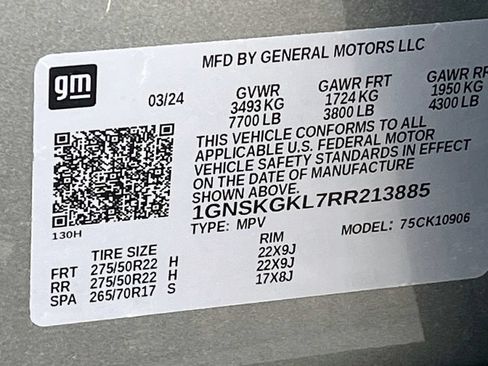 Used 2024 Chevrolet Suburban High Country w/ Max Trailering Package AWD/4WD image 34