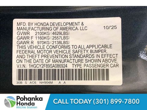 New 2025 Honda Accord Hybrid Touring image 21