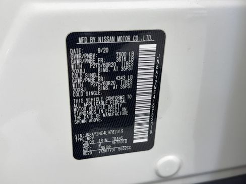Used 2020 Nissan Armada Platinum w/ Captain's Chairs Package AWD/4WD image 58