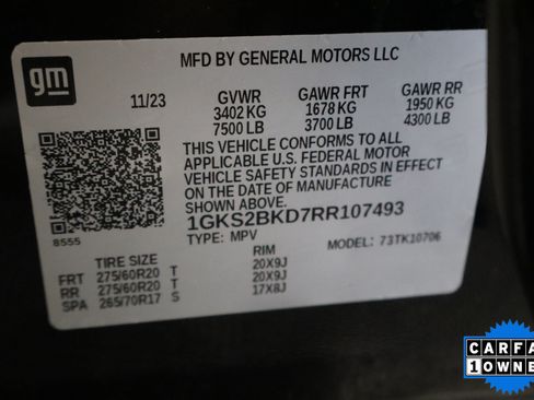Used 2024 GMC Yukon SLT w/ Max Trailering Package AWD/4WD image 38