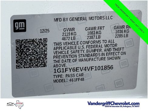 New 2027 Chevrolet Bolt LT w/ Comfort Package FWD image 14