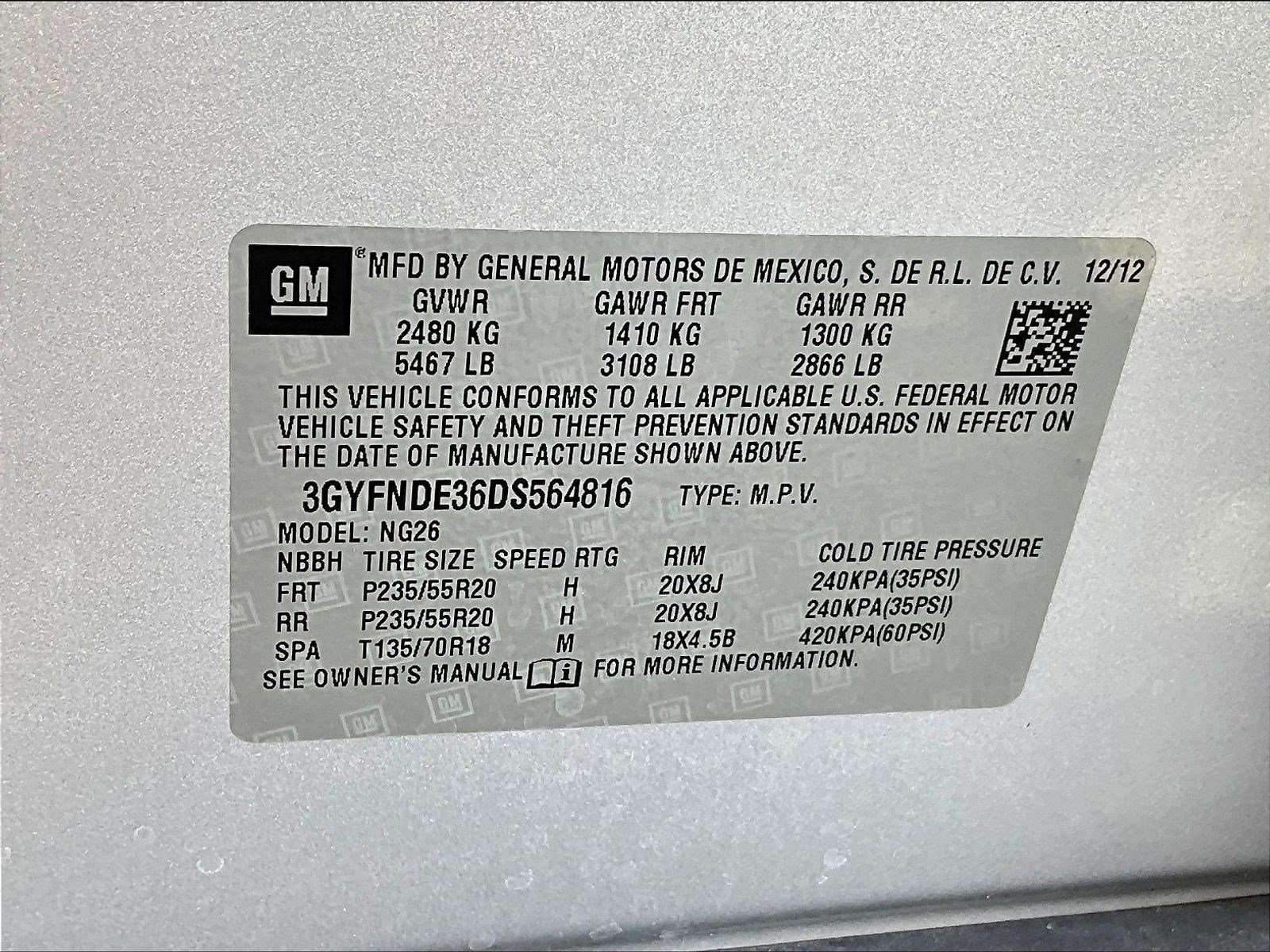 Used 2013 Cadillac SRX Performance w/ Driver Awareness Package FWD image 17